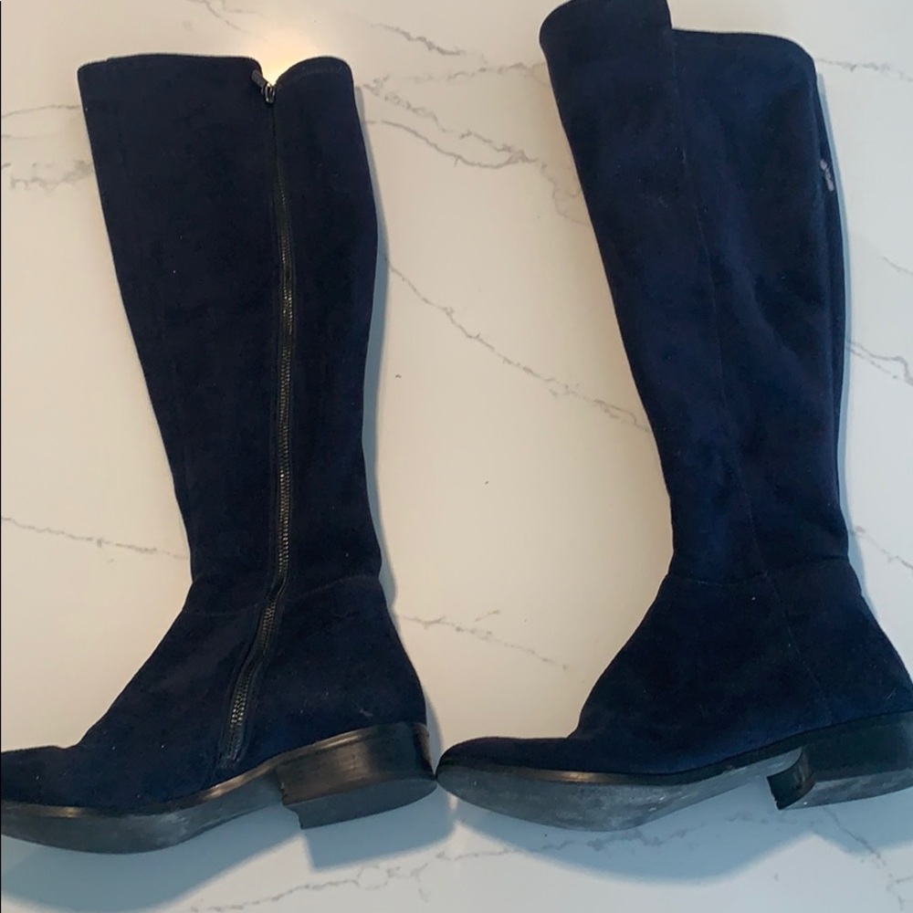 MK long blue boots